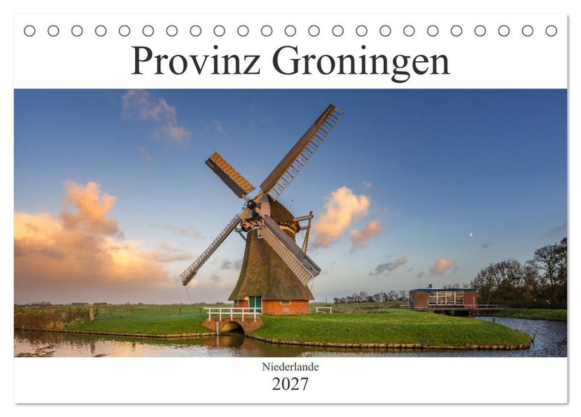 Provinz Groningen (Tischkalender 2027 DIN A5 quer) CALVENDO Monatskalender
