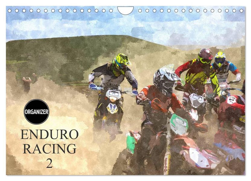 ENDURO RACING 2 (Wall Calendar 2027 DIN A4 landscape) CALVENDO 12 Month Wall Calendar