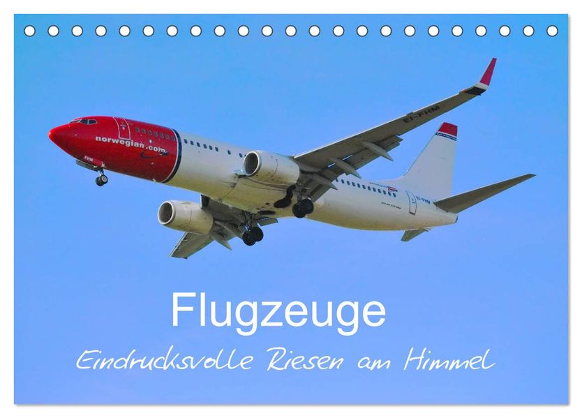 Flugzeuge - Eindrucksvolle Riesen am Himmel (Tischkalender 2027 DIN A5 quer) CALVENDO Monatskalender