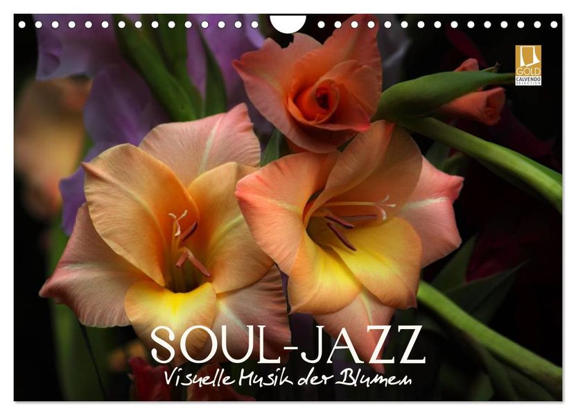 Soul-Jazz - Visuelle Musik der Blumen (Wandkalender 2027 DIN A4 quer) CALVENDO Monatskalender
