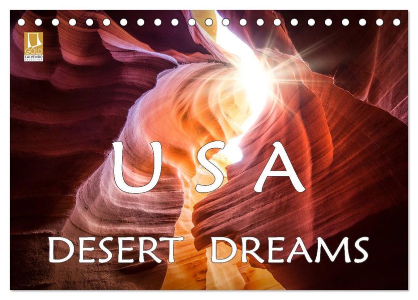 USA Desert Dreams (Tischkalender 2027 DIN A5 quer) CALVENDO Monatskalender