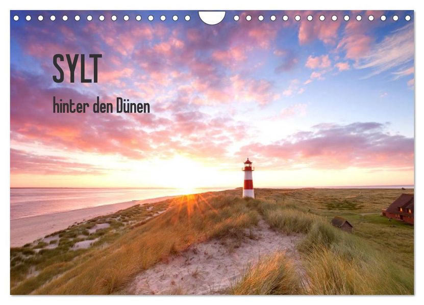 SYLT hinter den Dünen (Wandkalender 2027 DIN A4 quer) CALVENDO Monatskalender