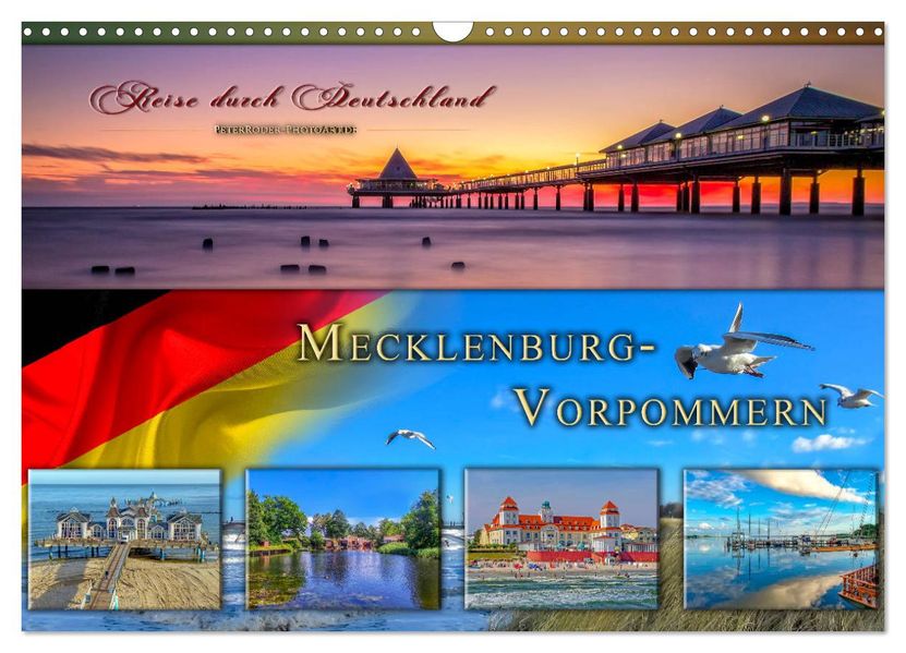 Reise durch Deutschland - Mecklenburg-Vorpommern (Wandkalender 2027 DIN A3 quer) CALVENDO Monatskalender