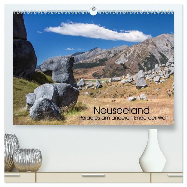 Neuseeland - Paradies am anderen Ende der Welt (hochwertiger Premium Wandkalender 2027 DIN A2 quer) Kunstdruck in Hochglanz