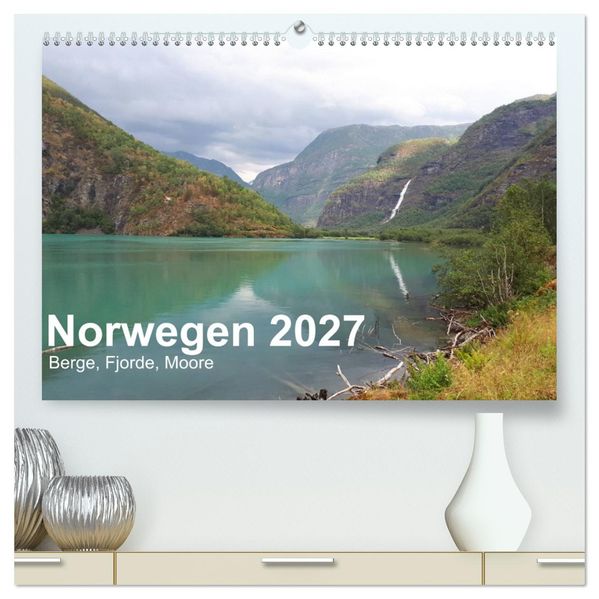 Norwegen 2027 - Berge Fjorde Moore (hochwertiger Premium Wandkalender 2027 DIN A2 quer) Kunstdruck in Hochglanz