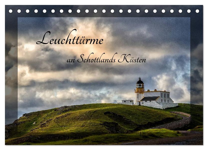 Leuchttürme an Schottlands Küsten (Tischkalender 2027 DIN A5 quer) CALVENDO Monatskalender