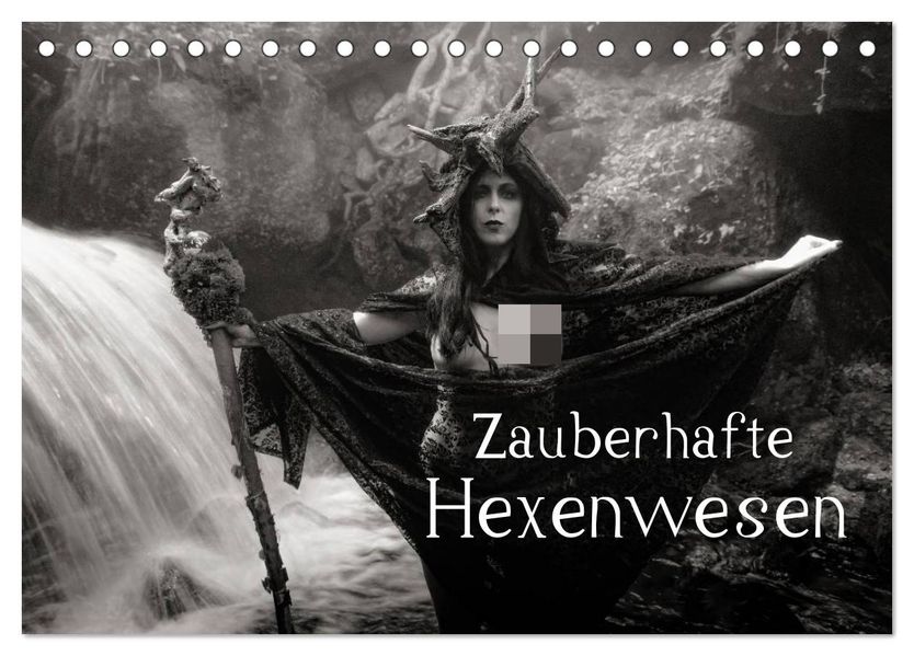 Zauberhafte Hexenwesen (Tischkalender 2027 DIN A5 quer) CALVENDO Monatskalender