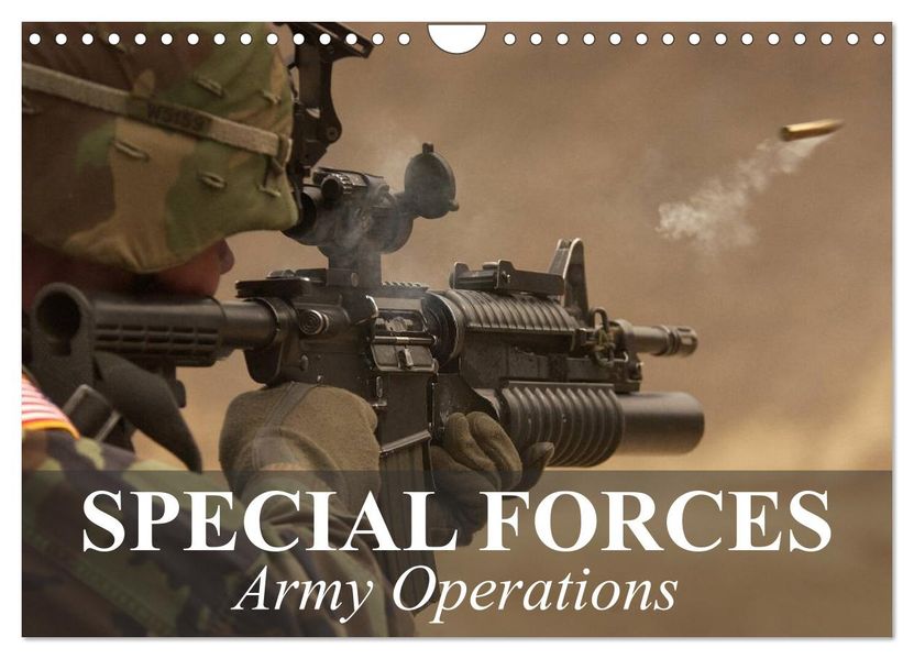 Special Forces Army Operations (Wall Calendar 2027 DIN A4 landscape) CALVENDO 12 Month Wall Calendar