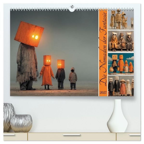 Die Nomaden der Fantasie (hochwertiger Premium Wandkalender 2027 DIN A2 quer) Kunstdruck in Hochglanz