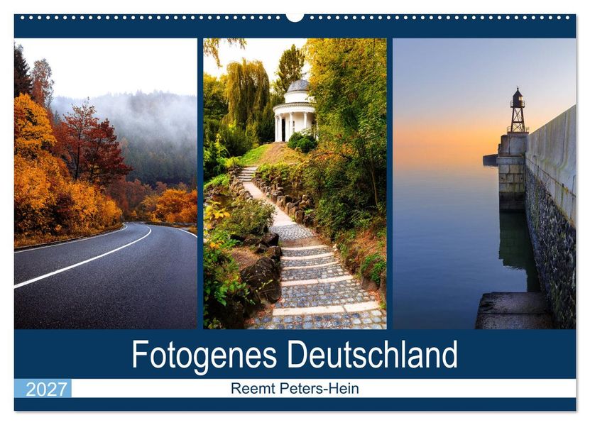 Fotogenes Deutschland (Wandkalender 2027 DIN A2 quer) CALVENDO Monatskalender