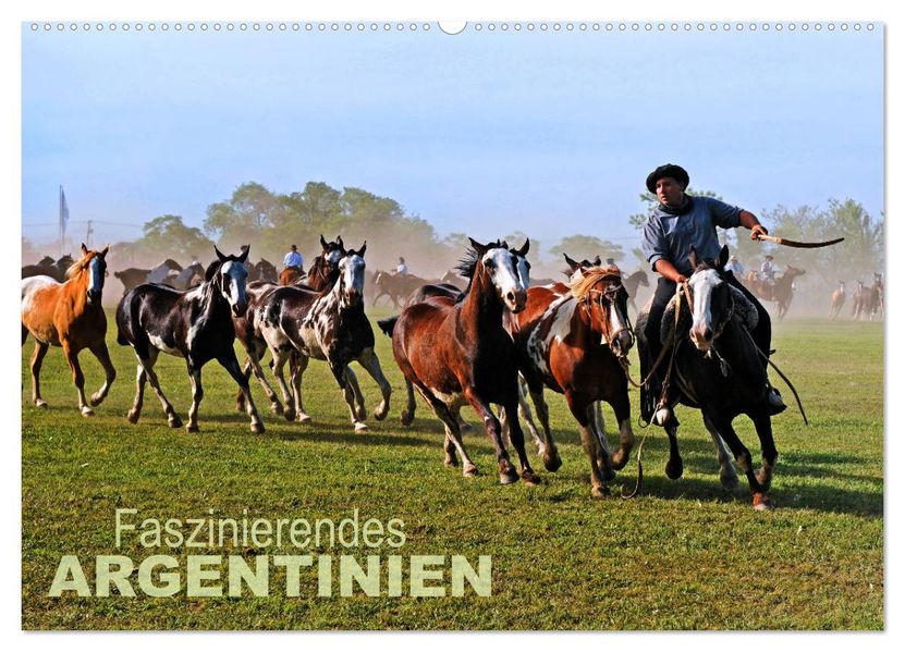 Faszinierendes Argentinien (Wandkalender 2027 DIN A2 quer) CALVENDO Monatskalender