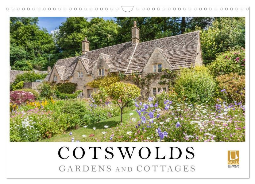 Cotswolds Gardens and Cottages (Wall Calendar 2027 DIN A3 landscape) CALVENDO 12 Month Wall Calendar