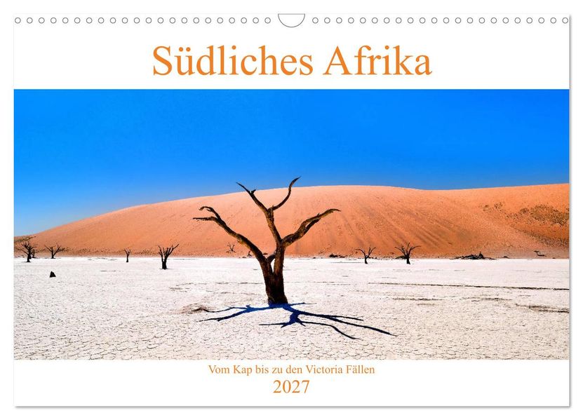 Südliches Afrika - Vom Kap bis zu den Victoria Fällen (Wandkalender 2027 DIN A3 quer) CALVENDO Monatskalender