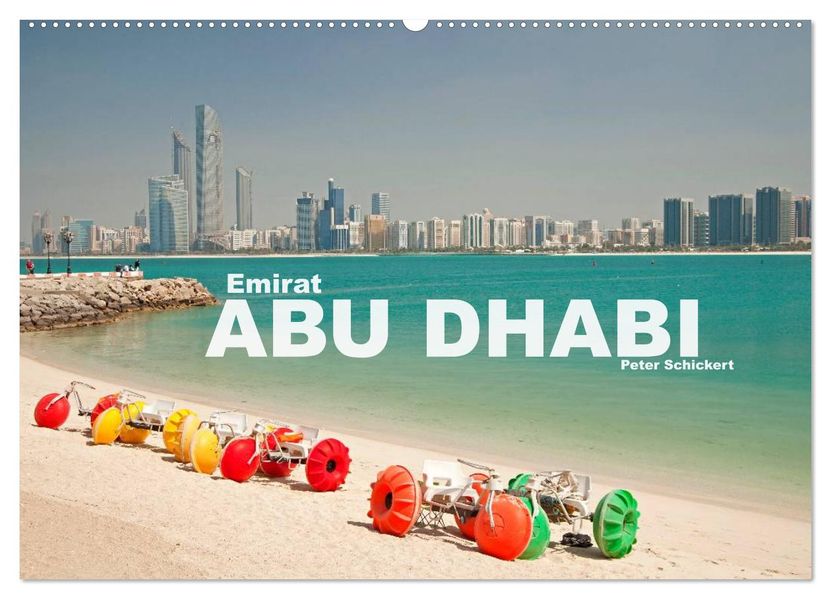 Emirat Abu Dhabi (Wandkalender 2027 DIN A2 quer) CALVENDO Monatskalender