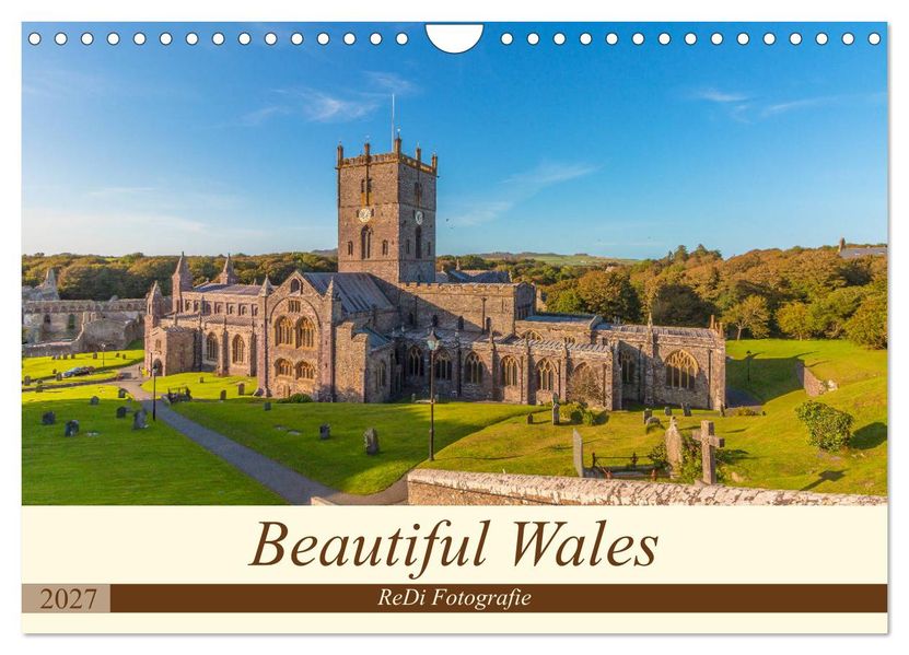 Beautiful Wales (Wall Calendar 2027 DIN A4 landscape) CALVENDO 12 Month Wall Calendar