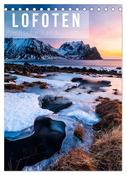 Lofoten. Poetische Landschaften (Tischkalender 2027 DIN A5 hoch) CALVENDO Monatskalender
