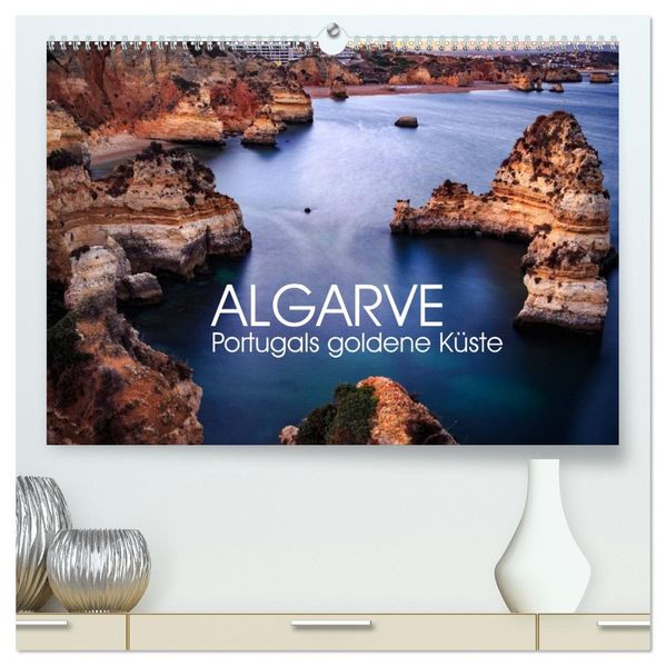 Algarve - Portugals goldene Küste (hochwertiger Premium Wandkalender 2027 DIN A2 quer) Kunstdruck in Hochglanz