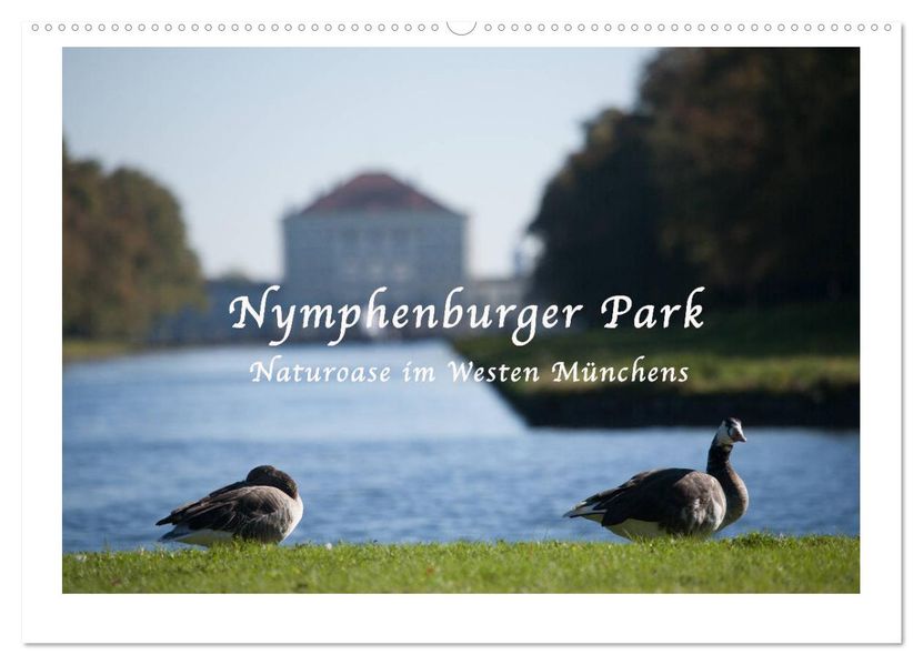 Nymphenburger Park (Wandkalender 2027 DIN A2 quer) CALVENDO Monatskalender