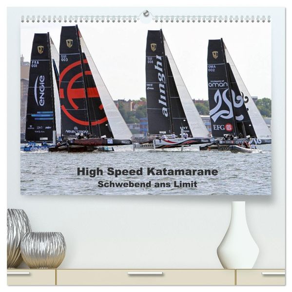 High Speed Katamarane - Schwebend ans Limit (hochwertiger Premium Wandkalender 2027 DIN A2 quer) Kunstdruck in Hochglanz