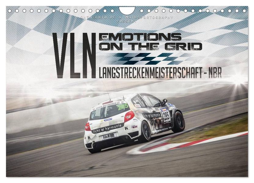 EMOTIONS ON THE GRID - VLN Langstreckenmeisterschaft Nürburgring (Wandkalender 2027 DIN A4 quer) CALVENDO Monatskalender