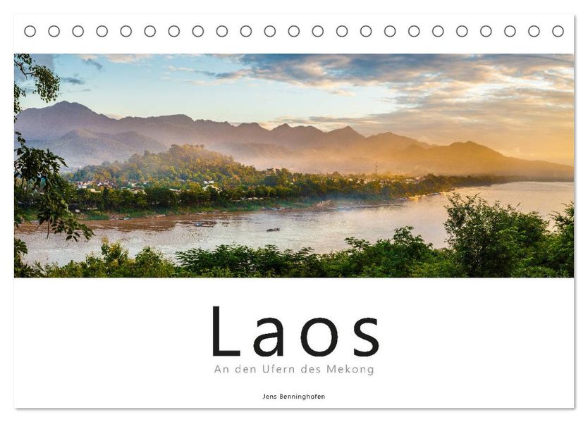 Laos - An den Ufern des Mekong (Tischkalender 2027 DIN A5 quer) CALVENDO Monatskalender