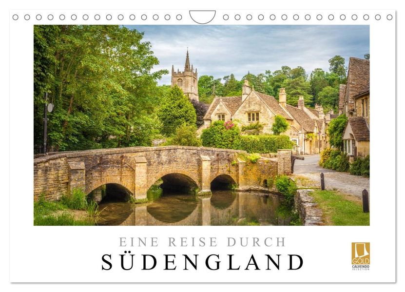 Eine Reise durch Südengland (Wandkalender 2027 DIN A4 quer) CALVENDO Monatskalender
