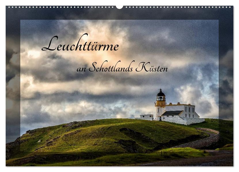 Leuchttürme an Schottlands Küsten (Wandkalender 2027 DIN A2 quer) CALVENDO Monatskalender