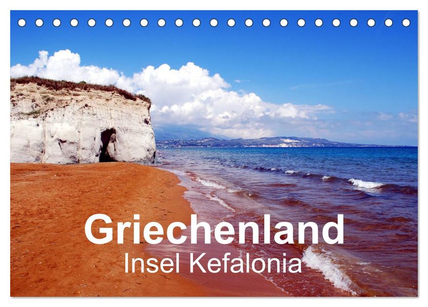 Griechenland - Insel Kefalonia (Tischkalender 2027 DIN A5 quer) CALVENDO Monatskalender