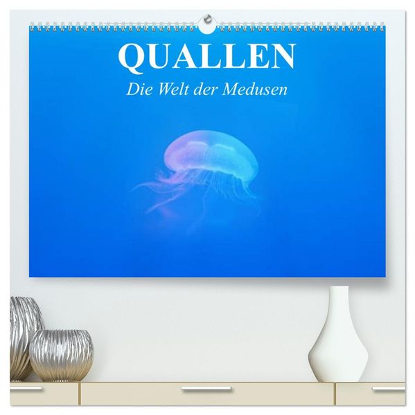 Quallen. Die Welt der Medusen (hochwertiger Premium Wandkalender 2027 DIN A2 quer) Kunstdruck in Hochglanz