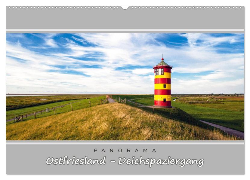 Ostfriesland - Deichspaziergang (Wandkalender 2027 DIN A2 quer) CALVENDO Monatskalender