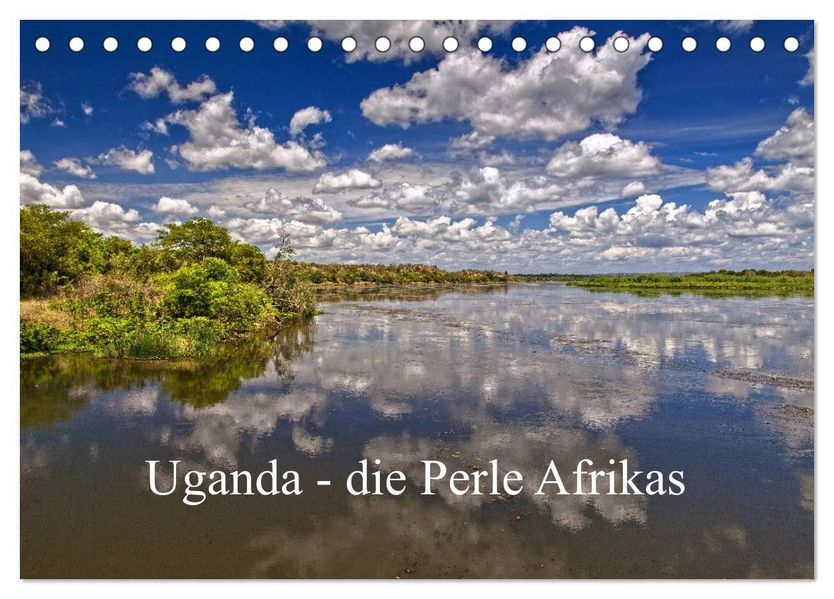 Uganda - die Perle Afrikas (Tischkalender 2027 DIN A5 quer) CALVENDO Monatskalender