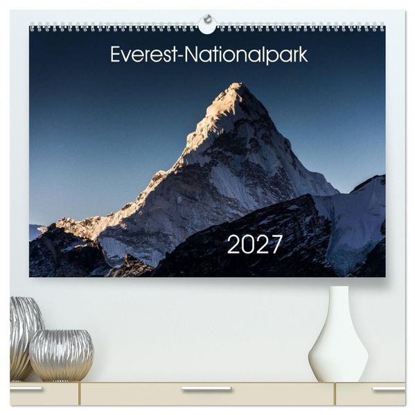 Everest-Nationalpark (hochwertiger Premium Wandkalender 2027 DIN A2 quer) Kunstdruck in Hochglanz