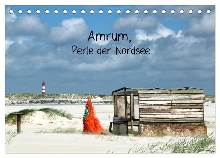 Amrum Perle der Nordsee (Tischkalender 2027 DIN A5 quer) CALVENDO Monatskalender