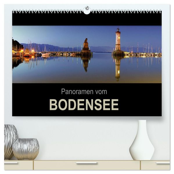 Panoramen vom Bodensee (hochwertiger Premium Wandkalender 2027 DIN A2 quer) Kunstdruck in Hochglanz