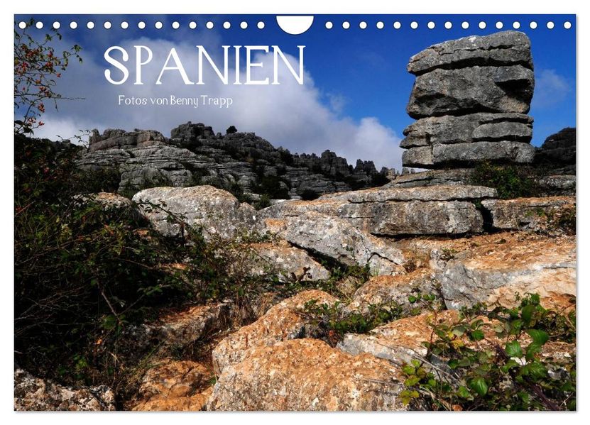 Spanien (Wandkalender 2027 DIN A4 quer) CALVENDO Monatskalender