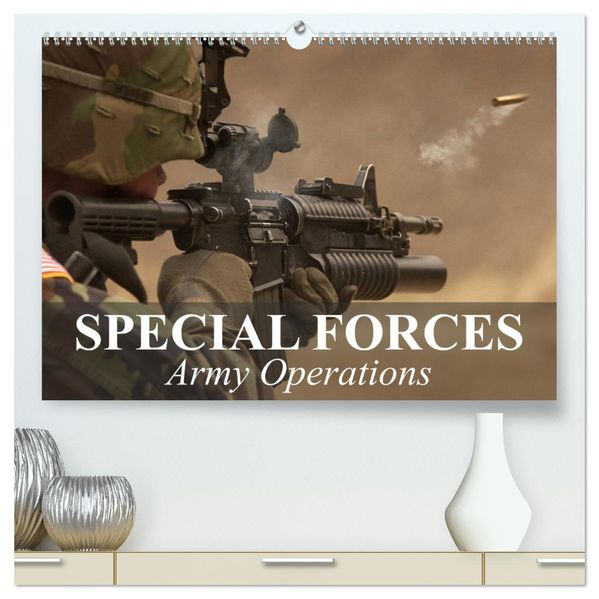 Special Forces Army Operations (High Quality Premium Wall Calendar 2027 DIN A2 landscape)CALVENDO 12 Month Wall Calendar