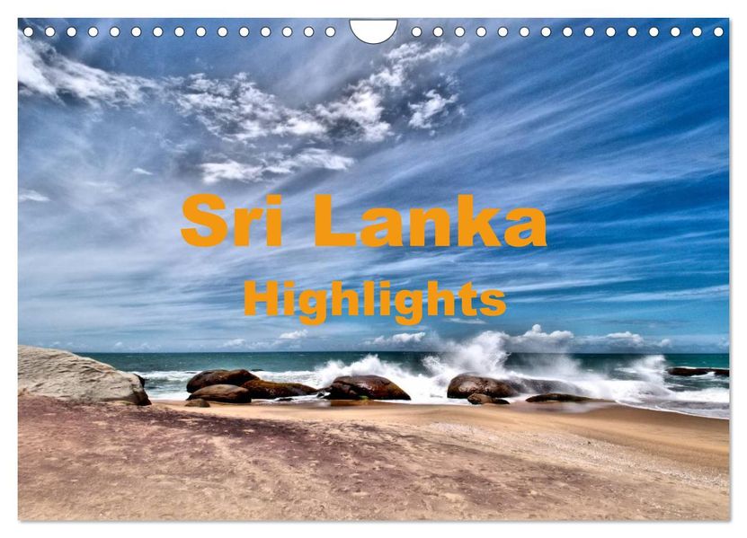 Sri Lanka - Highlights (Wandkalender 2027 DIN A4 quer) CALVENDO Monatskalender
