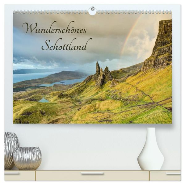 Wunderschönes Schottland (hochwertiger Premium Wandkalender 2027 DIN A2 quer) Kunstdruck in Hochglanz