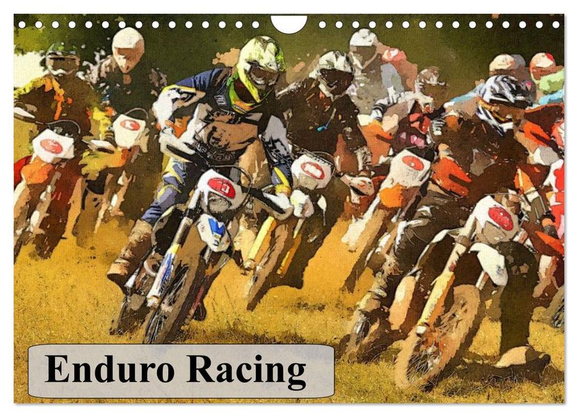 Enduro Racing (Wall Calendar 2027 DIN A4 landscape) CALVENDO 12 Month Wall Calendar