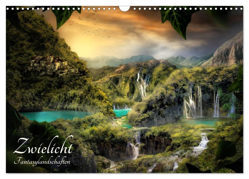 Zwielicht - Fantasylandschaften (Wandkalender 2027 DIN A3 quer) CALVENDO Monatskalender