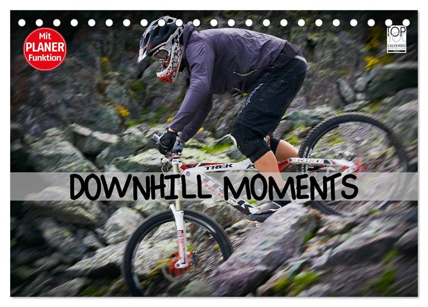 Downhill Moments (Tischkalender 2027 DIN A5 quer) CALVENDO Monatskalender
