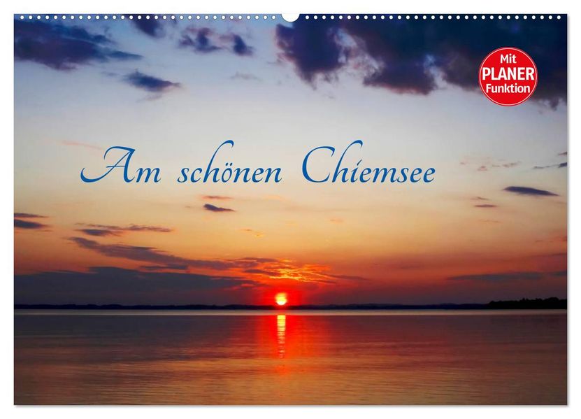 Am schönen Chiemsee (Wandkalender 2027 DIN A2 quer) CALVENDO Monatskalender