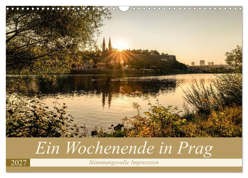 Ein Wochenende in Prag (Wandkalender 2027 DIN A3 quer) CALVENDO Monatskalender