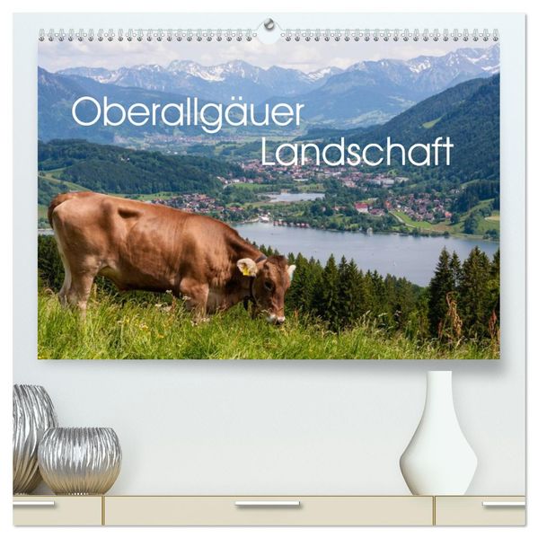 Oberallgäuer Landschaft (hochwertiger Premium Wandkalender 2027 DIN A2 quer) Kunstdruck in Hochglanz