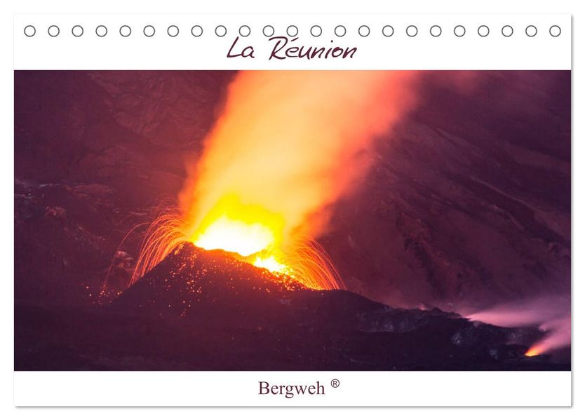 La Réunion - Bergweh ® (Tischkalender 2027 DIN A5 quer) CALVENDO Monatskalender