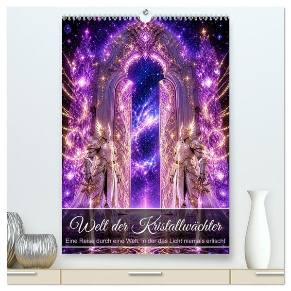 Welt der Kristallwächter (hochwertiger Premium Wandkalender 2027 DIN A2 hoch) Kunstdruck in Hochglanz