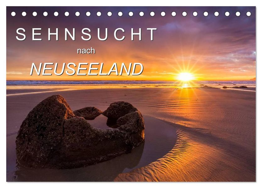 Sehnsucht nach Neuseeland (Tischkalender 2027 DIN A5 quer) CALVENDO Monatskalender