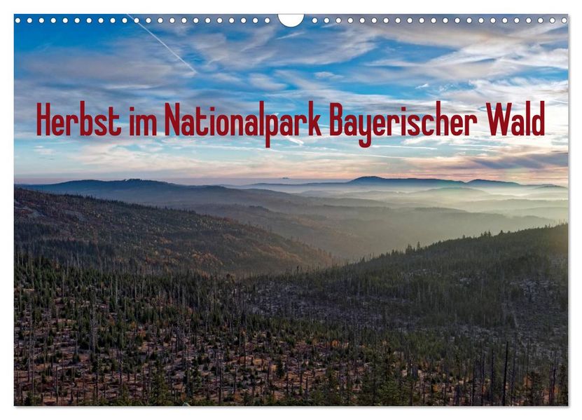 Herbst im Nationalpark Bayerischer Wald (Wandkalender 2027 DIN A3 quer) CALVENDO Monatskalender