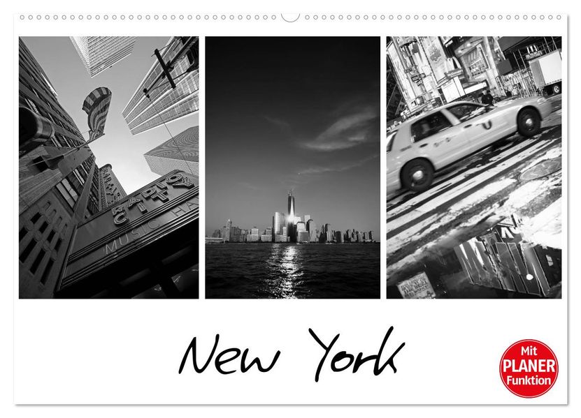 New York (Wandkalender 2027 DIN A2 quer) CALVENDO Monatskalender
