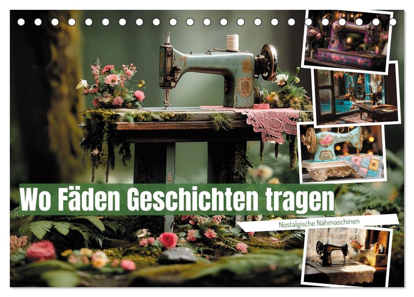 Wo Fäden Geschichten tragen (Tischkalender 2027 DIN A5 quer) CALVENDO Monatskalender